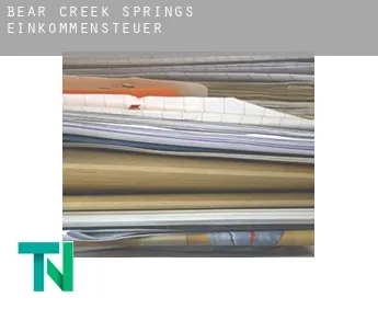 Bear Creek Springs  Einkommensteuer