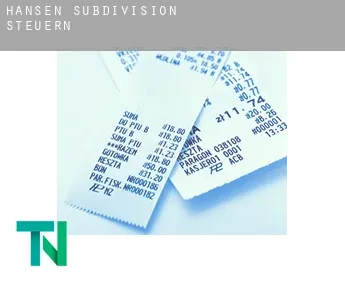 Hansen Subdivision  Steuern