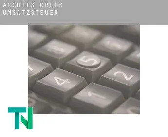 Archies Creek  Umsatzsteuer
