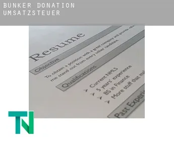 Bunker Donation  Umsatzsteuer
