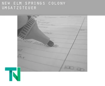 New Elm Springs Colony  Umsatzsteuer