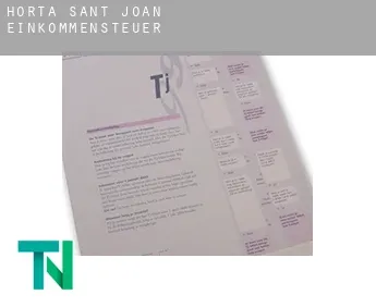 Horta de Sant Joan  Einkommensteuer