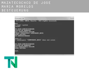 Mazatecochco de Jose Maria Morelos  Besteuerung