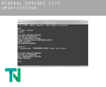 Mineral Springs City  Umsatzsteuer