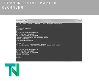 Tournon-Saint-Martin  Rechnung